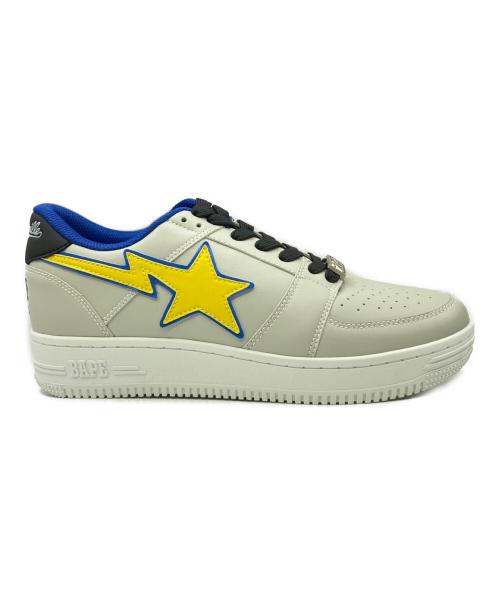 BAPESTA（ベイプスタ）BAPESTA (ベイプスタ) Dreamville (ドリームビル) Bape Sta Low グレー×イエロー サイズ:27cm(US 9) 未使用品の古着・服飾アイテム