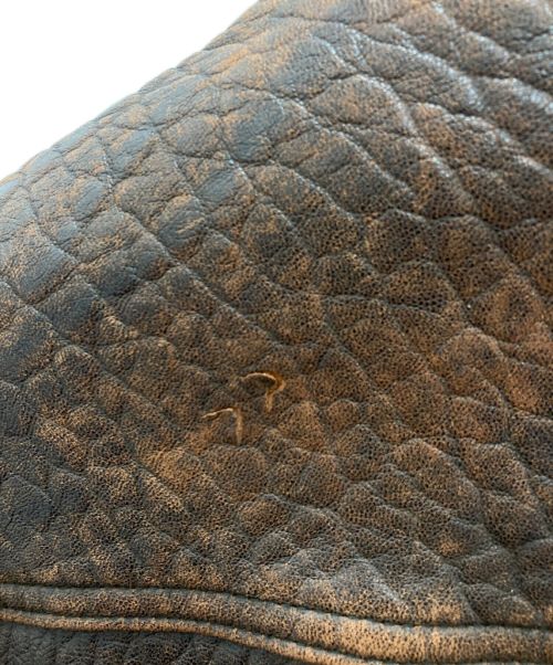 MENS ROBO（メンズロボ）MENS ROBO (メンズロボ) ボアライナー付ラムスキンジャケット ブラウン サイズ:Lの古着・服飾アイテム