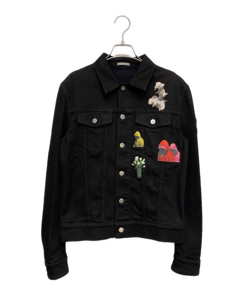 DIOR HOMME（ディオール オム）DIOR HOMME (ディオール オム) フランソワバールデニムジャケット ブラック サイズ:48の古着・服飾アイテム