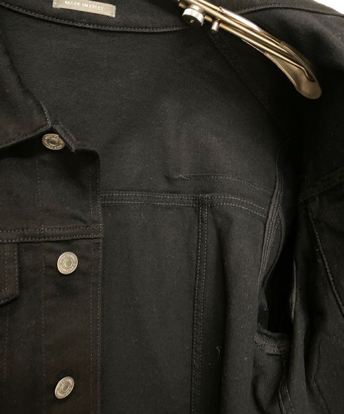DIOR HOMME（ディオール オム）DIOR HOMME (ディオール オム) フランソワバールデニムジャケット ブラック サイズ:48の古着・服飾アイテム