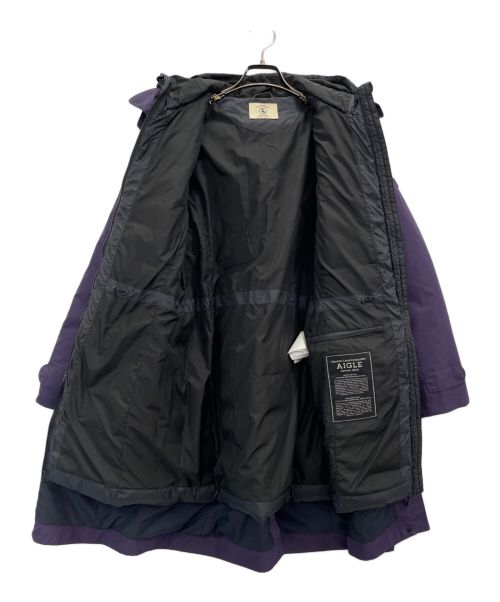 AIGLE（エーグル）AIGLE (エーグル) GORE-TEX(R) 3in1ジャケット ダークパープル サイズ:38の古着・服飾アイテム