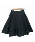 ENFOLD (エンフォルド) タックフレアミニスカート ブラック サイズ:36：5000円