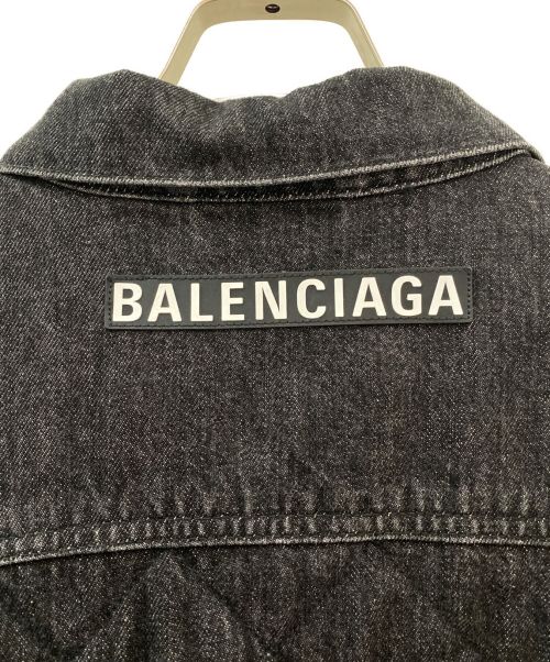 BALENCIAGA（バレンシアガ）BALENCIAGA (バレンシアガ) ドッキングデニムジャケット ブラック サイズ:38の古着・服飾アイテム