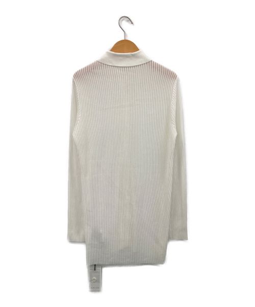 RIM.ARK（リムアーク）RIM.ARK (リムアーク) Broad Stitch Rib Knit CD ホワイト サイズ:36の古着・服飾アイテム
