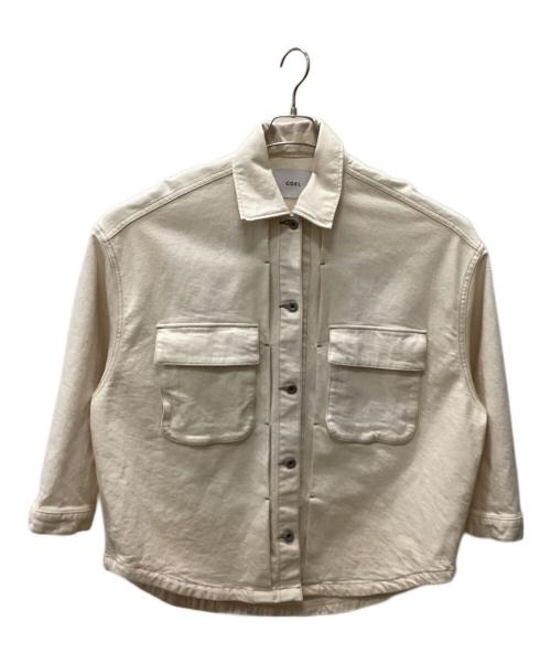 COEL（コエル）COEL (コエル) COEL デニムカバーオール アイボリー サイズ:36の古着・服飾アイテム