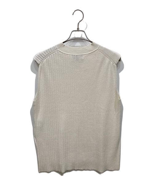 theory（セオリー）theory (セオリー) Dry Cotton 2 Mix Stitch Shell アイボリー サイズ:Sの古着・服飾アイテム