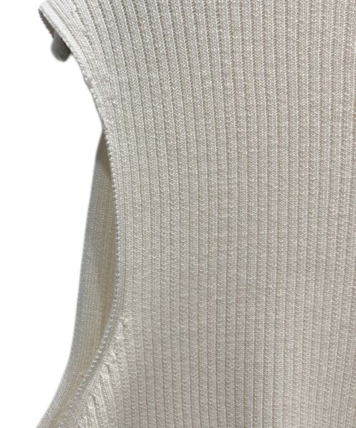 theory（セオリー）theory (セオリー) Dry Cotton 2 Mix Stitch Shell アイボリー サイズ:Sの古着・服飾アイテム