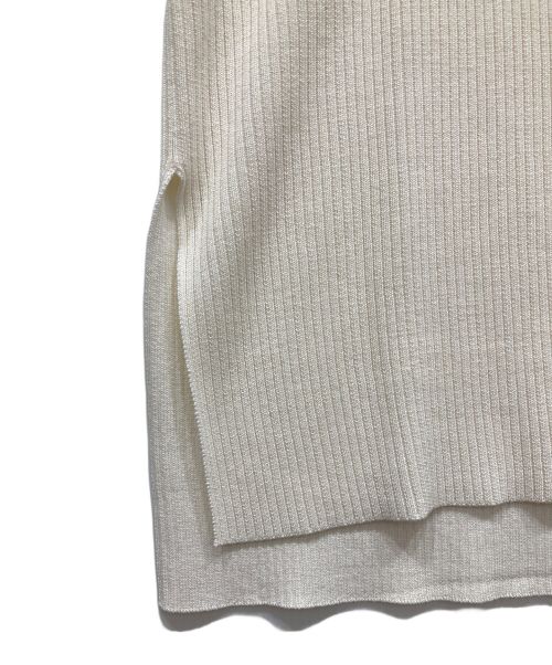 theory（セオリー）theory (セオリー) Dry Cotton 2 Mix Stitch Shell アイボリー サイズ:Sの古着・服飾アイテム