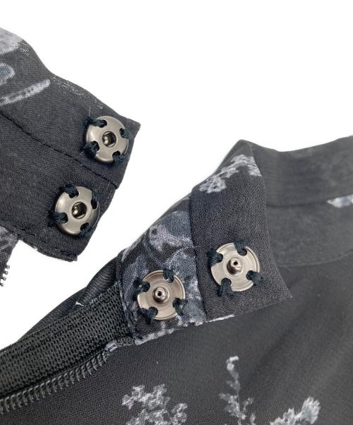 Rirandture（リランドチュール）Rirandture (リランドチュール) プリーツティアードボウタイワンピース ブラックの古着・服飾アイテム