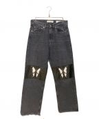 OUR LEGACYアワーレガシー）の古着「THIRD CUT SCHMETTERLING PATCH DENIM」