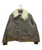 OUR LEGACYアワーレガシー）の古着「22AW GLYPTODON BOMBER JACKET」｜オリーブ