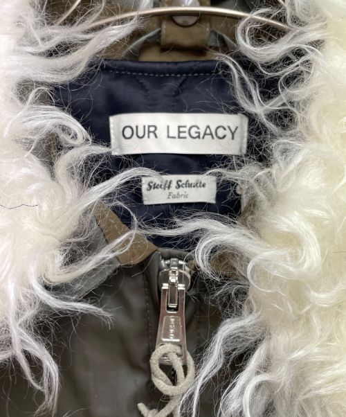 OUR LEGACY（アワーレガシー）OUR LEGACY (アワーレガシー) 22AW GLYPTODON BOMBER JACKET  オリーブ サイズ:48の古着・服飾アイテム
