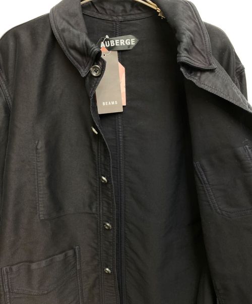 AUBERGE（オーベルジュ）AUBERGE (オーベルジュ) シャルボンダイ モールスキンジャケット ブラック サイズ:40の古着・服飾アイテム