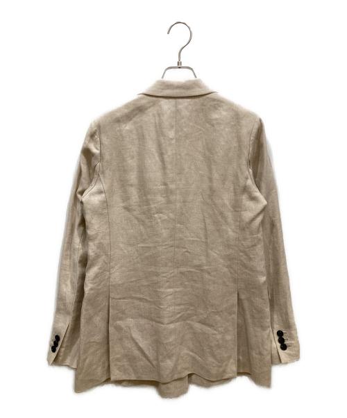 UNITED ARROWS TOKYO（ユナイテッドアローズトウキョウ）UNITED ARROWS TOKYO (ユナイテッドアローズトウキョウ) リネンジャケット ベージュ サイズ:SIZE 36の古着・服飾アイテム