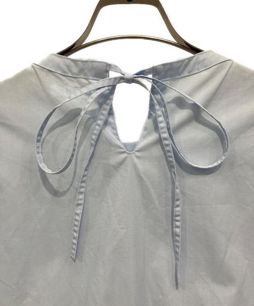 eldo（エルド）eldo (エルド) 抗菌 ノースリーブブラウス ライトブルー サイズ:FREEの古着・服飾アイテム