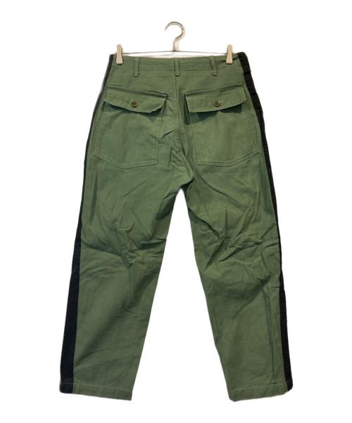 Engineered Garments（エンジニアドガーメンツ）Engineered Garments (エンジニアド ガーメンツ) BEAMS PLUS (ビームスプラス) サイドラインファティーグパンツ オリーブ サイズ:XSの古着・服飾アイテム