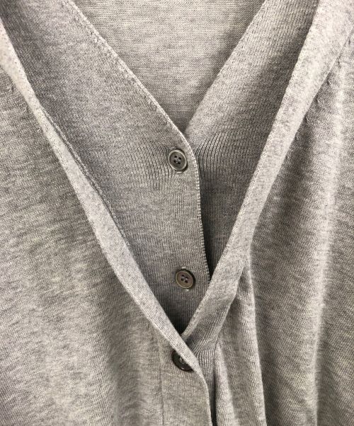 haunt（ハウント）haunt (ハウント) ダブルボタンカーディガン グレー サイズ:Fの古着・服飾アイテム