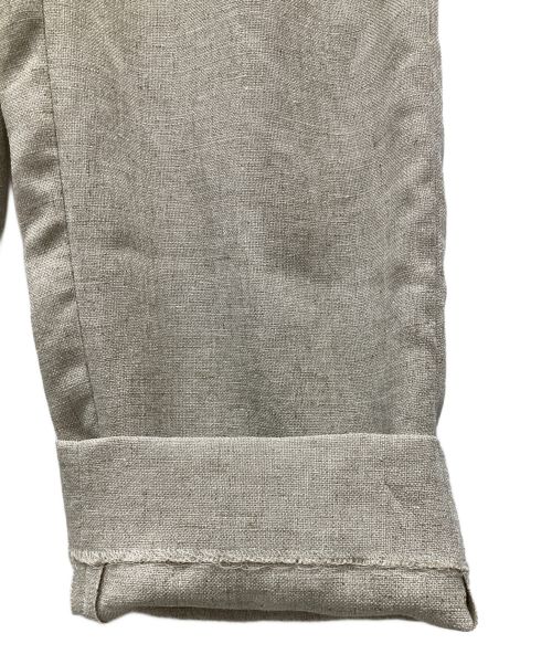ENFOLD（エンフォルド）ENFOLD (エンフォルド) リネンライクゴムジョッパーズパンツ ベージュ サイズ:SIZE 38の古着・服飾アイテム