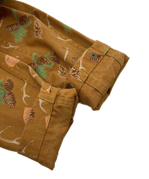 South2 West8（サウスツー ウエストエイト）south2 west8 (サウスツー ウエストエイト) Pinecone Print 4 Pocket Parka ブラウン サイズ:2の古着・服飾アイテム