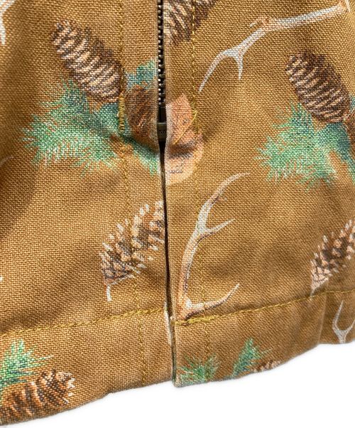 South2 West8（サウスツー ウエストエイト）south2 west8 (サウスツー ウエストエイト) Pinecone Print 4 Pocket Parka ブラウン サイズ:2の古着・服飾アイテム