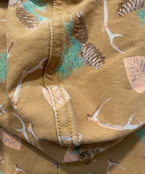 South2 West8（サウスツー ウエストエイト）south2 west8 (サウスツー ウエストエイト) Pinecone Print 4 Pocket Parka ブラウン サイズ:2の古着・服飾アイテム