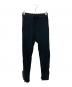 m.u（エム.ユー）の古着「RIB ADJUSTABLE PANTS」｜ブラック
