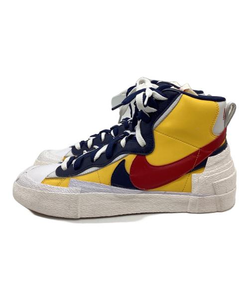 NIKE（ナイキ）NIKE (ナイキ) ハイカットスニーカー/BLAZER MID/SACAI VARSITY MAIZE/VARSITY RED サイズ:28.5の古着・服飾アイテム