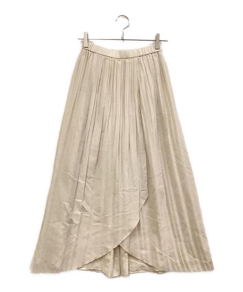 GRACE CONTINENTAL（（グレースコンチネンタル）GRACE CONTINENTAL (グレースコンチネンタル) ラップワッシャーパンツ アイボリー サイズ:SIZE 36の古着・服飾アイテム