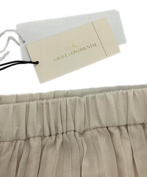 GRACE CONTINENTAL（（グレースコンチネンタル）GRACE CONTINENTAL (グレースコンチネンタル) ラップワッシャーパンツ アイボリー サイズ:SIZE 36の古着・服飾アイテム