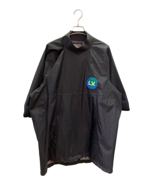 LOUIS VUITTON（ルイ ヴィトン）LOUIS VUITTON (ルイ ヴィトン) プルオーバーナイロンシャツ ブラック サイズ:52の古着・服飾アイテム