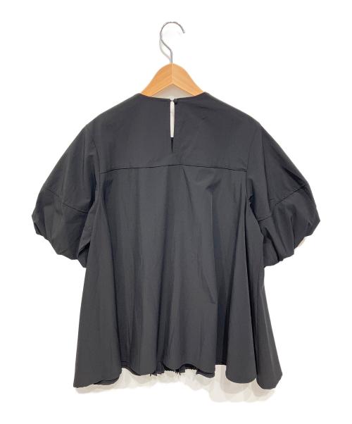 SUM1 STYLE（スミスタイル）SUM1 STYLE (スミスタイル) ボリューム袖プリーツブラウス ブラック サイズ:FREEの古着・服飾アイテム