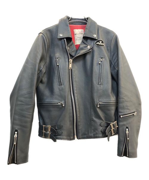 RALEIGH（ラリー）RALEIGH (ラリー) ダブルライダースジャケット グレー サイズ:34の古着・服飾アイテム