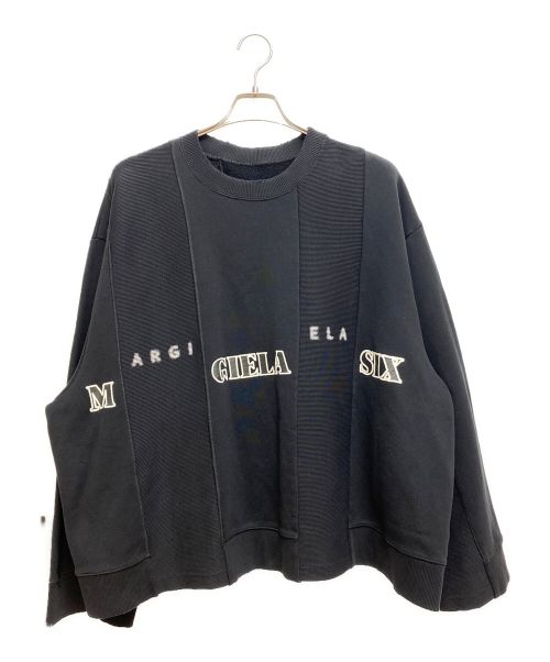 MM6 Maison Margiela（エムエムシックスメゾンマルジェラ）MM6 Maison Margiela (エムエムシックス メゾンマルジェラ) Cotton Sweat Shirt ブラック サイズ:S 未使用品の古着・服飾アイテム