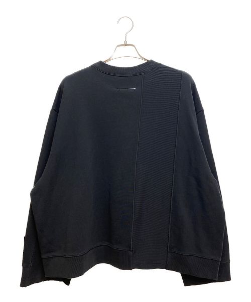 MM6 Maison Margiela（エムエムシックスメゾンマルジェラ）MM6 Maison Margiela (エムエムシックス メゾンマルジェラ) Cotton Sweat Shirt ブラック サイズ:S 未使用品の古着・服飾アイテム