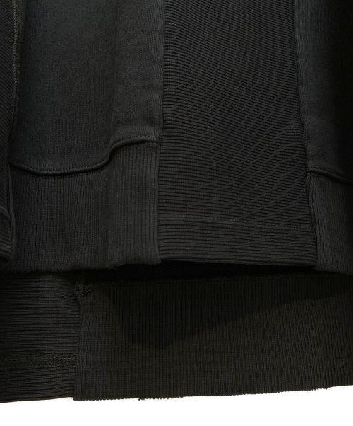MM6 Maison Margiela（エムエムシックスメゾンマルジェラ）MM6 Maison Margiela (エムエムシックス メゾンマルジェラ) Cotton Sweat Shirt ブラック サイズ:S 未使用品の古着・服飾アイテム