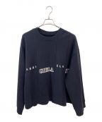MM6 Maison Margielaエムエムシックスメゾンマルジェラ）の古着「オーバーサイズスウェット」｜ブラック