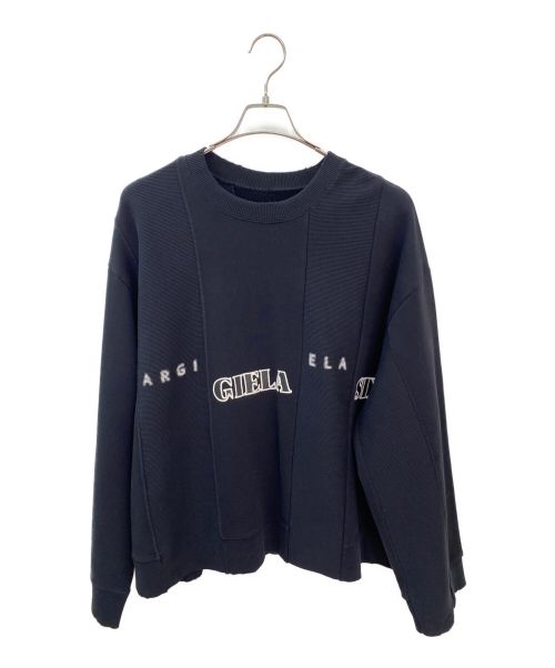 MM6 Maison Margiela（エムエムシックスメゾンマルジェラ）MM6 Maison Margiela (エムエムシックス メゾンマルジェラ) オーバーサイズスウェット ブラック サイズ:S 未使用品の古着・服飾アイテム