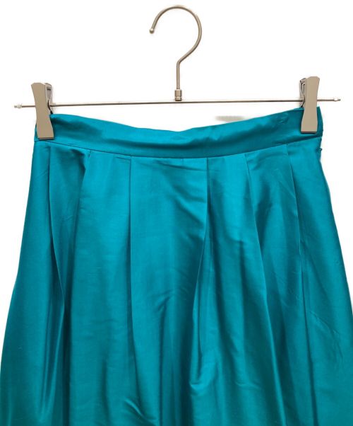 MYLAN（マイラン）MYLAN (マイラン) シルクシャンタンスカート グリーン サイズ:Sの古着・服飾アイテム