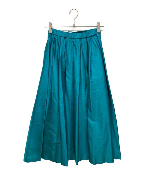 MYLAN（マイラン）MYLAN (マイラン) シルクシャンタンスカート グリーン サイズ:Sの古着・服飾アイテム