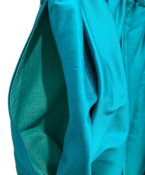 MYLAN（マイラン）MYLAN (マイラン) シルクシャンタンスカート グリーン サイズ:Sの古着・服飾アイテム