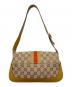 GUCCI (グッチ) GGキャンバスワンショルダーバッグ ブラウン：23000円