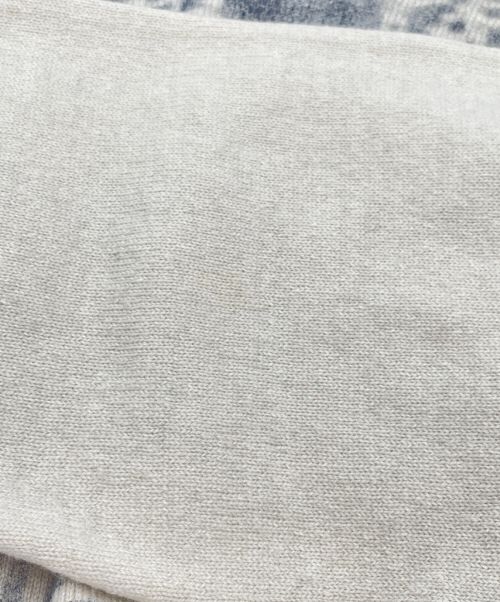 CHANEL（シャネル）CHANEL (シャネル) フロントアートカシミヤニット ベージュ サイズ:44の古着・服飾アイテム