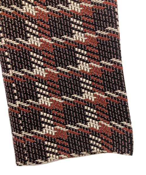 MAISON SPECIAL（メゾンスペシャル）MAISON SPECIAL (メゾンスペシャル) キルトジャガードワンタックワイドパンツ レッド サイズ:SIZE　01の古着・服飾アイテム