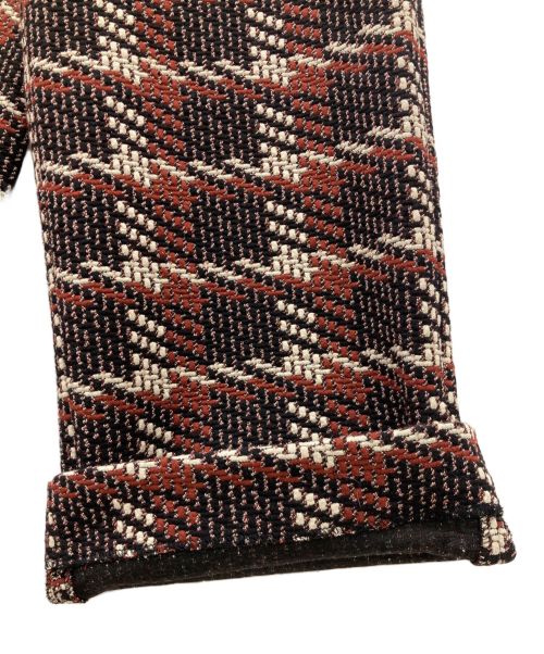 MAISON SPECIAL（メゾンスペシャル）MAISON SPECIAL (メゾンスペシャル) キルトジャガードワンタックワイドパンツ レッド サイズ:SIZE　01の古着・服飾アイテム