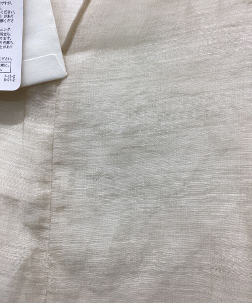 Noble（ノーブル）Noble (ノーブル) シアーオーガンジーハイネックブラウス ベージュ サイズ:FREEの古着・服飾アイテム