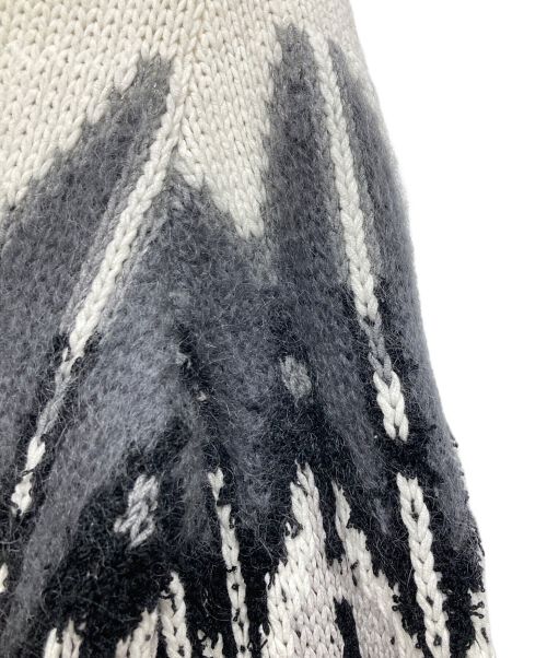 BLUE LABEL CRESTBRIDGE（ブルーレーベルクレストブリッジ）BLUE LABEL CRESTBRIDGE (ブルーレーベルクレストブリッジ) タートルニットワンピース ホワイト サイズ:38の古着・服飾アイテム