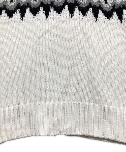 BLUE LABEL CRESTBRIDGE（ブルーレーベルクレストブリッジ）BLUE LABEL CRESTBRIDGE (ブルーレーベルクレストブリッジ) タートルニットワンピース ホワイト サイズ:38の古着・服飾アイテム