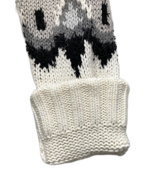 BLUE LABEL CRESTBRIDGE（ブルーレーベルクレストブリッジ）BLUE LABEL CRESTBRIDGE (ブルーレーベルクレストブリッジ) タートルニットワンピース ホワイト サイズ:38の古着・服飾アイテム