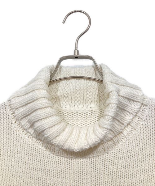 BLUE LABEL CRESTBRIDGE（ブルーレーベルクレストブリッジ）BLUE LABEL CRESTBRIDGE (ブルーレーベルクレストブリッジ) タートルニットワンピース ホワイト サイズ:38の古着・服飾アイテム