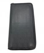 dunhillダンヒル）の古着「ラウンドジップ長財布」｜ブラック